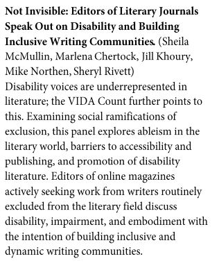 Not Invisible: Editors of Literary Journals Speak Out on Disability and Building Inclusive Writing Communities