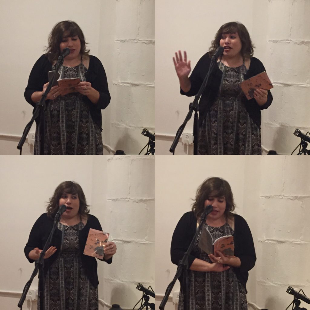 Reading at Berl's Poetry Shop.