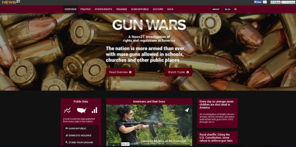 Gun Wars website