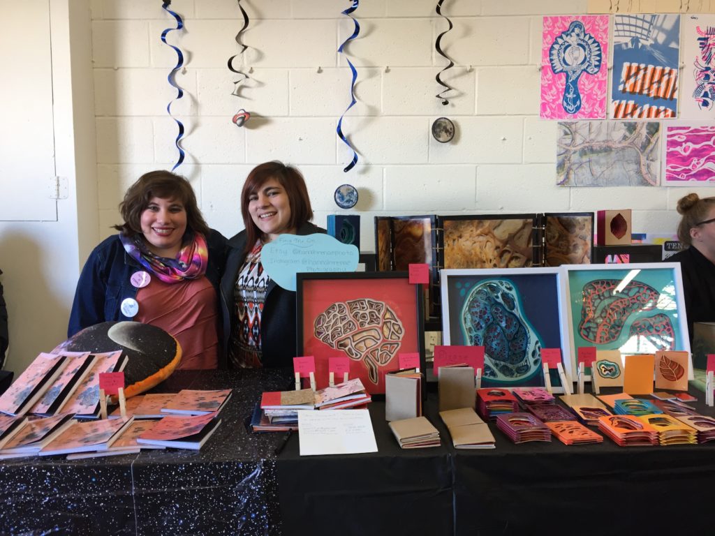 Hannah and I tabled at the first ever DC Art Book Fair in November.