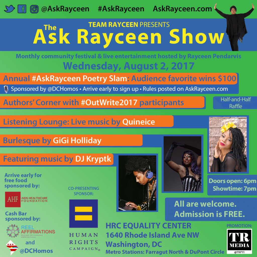 Ask Rayceen Show August 2017
