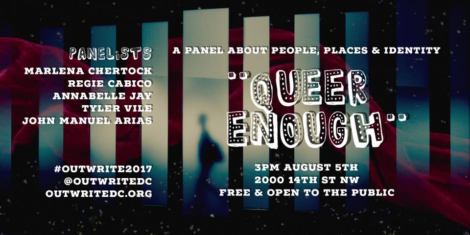 Queer Enough panel at OutWrite 2017